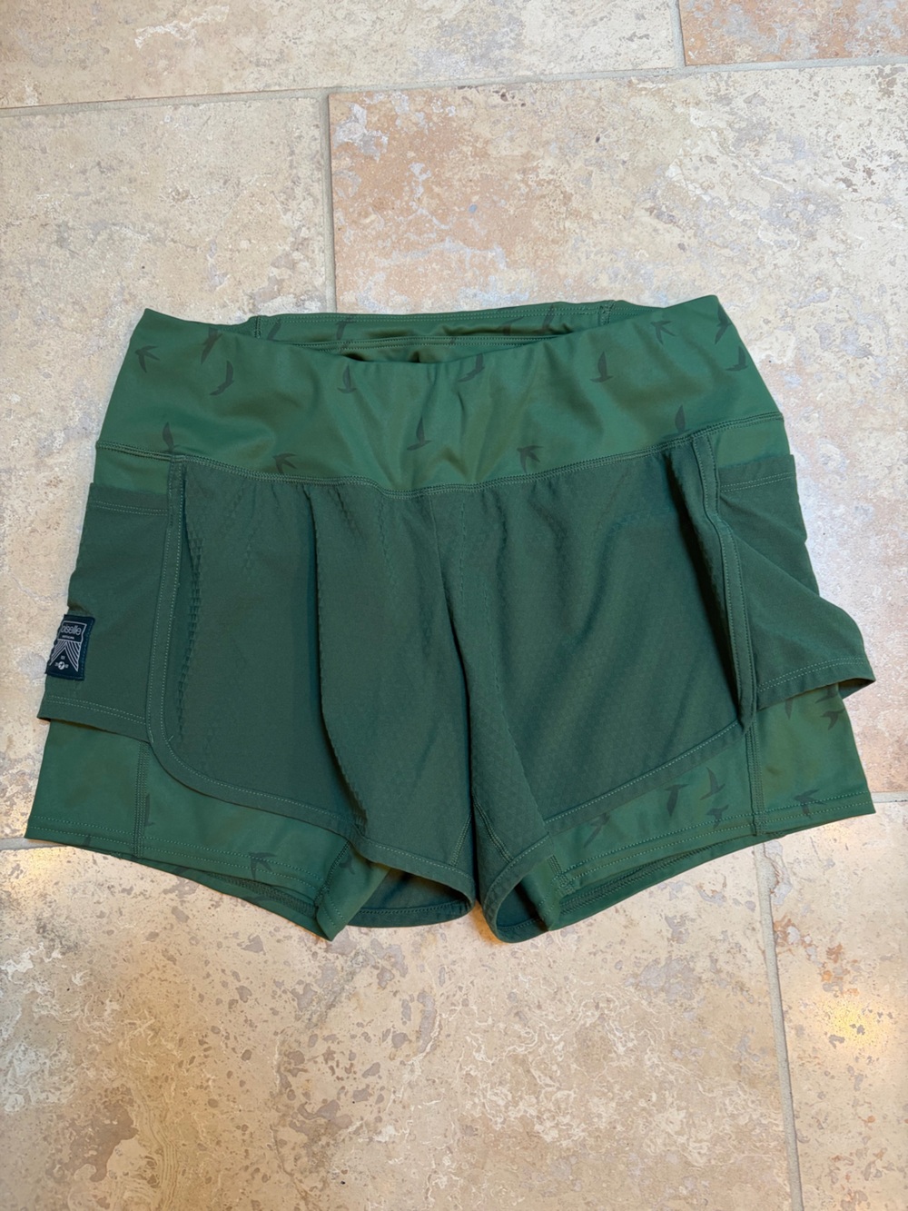 Oiselle Women's Forest Green Athletic Shorts